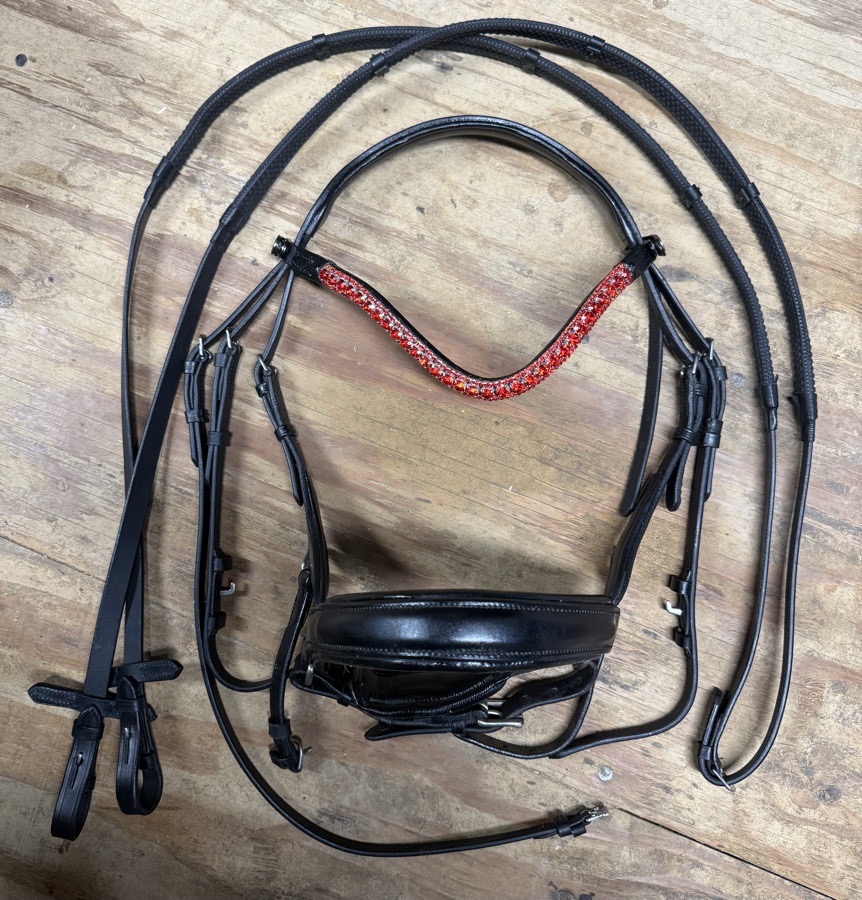 Cob Tota Comfort bridle with bling