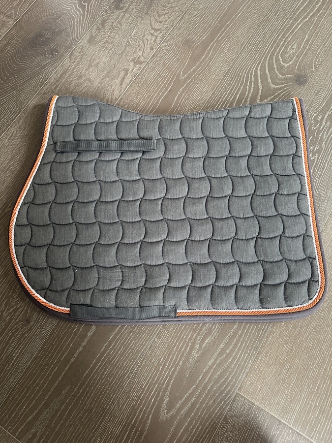 Schockemohle Dynamite S Saddle Pad - Grey Orange - Full