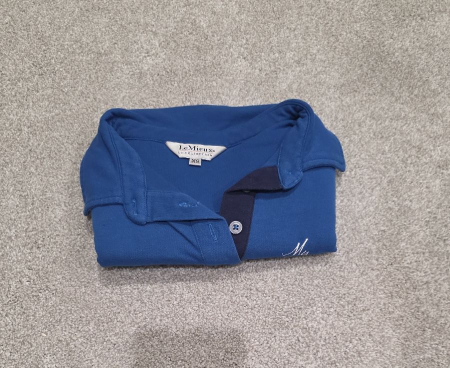 Lemieux Benetton Blue Polo Shirt