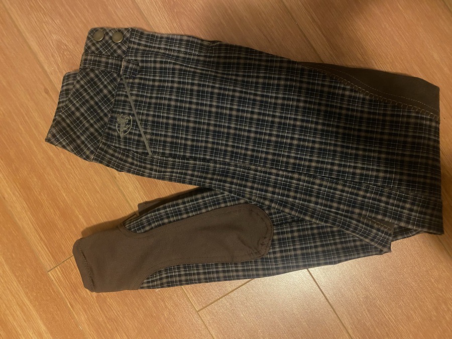 22L Plaid Full Seat Piper Breeches