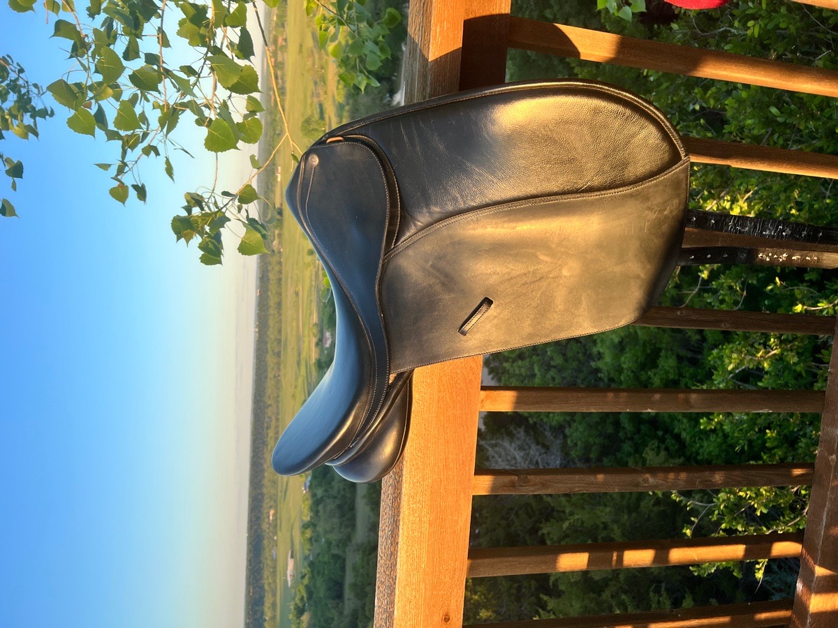 Bates dressage saddle