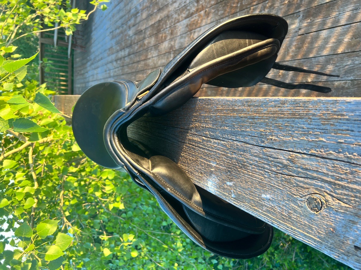 Bates dressage saddle