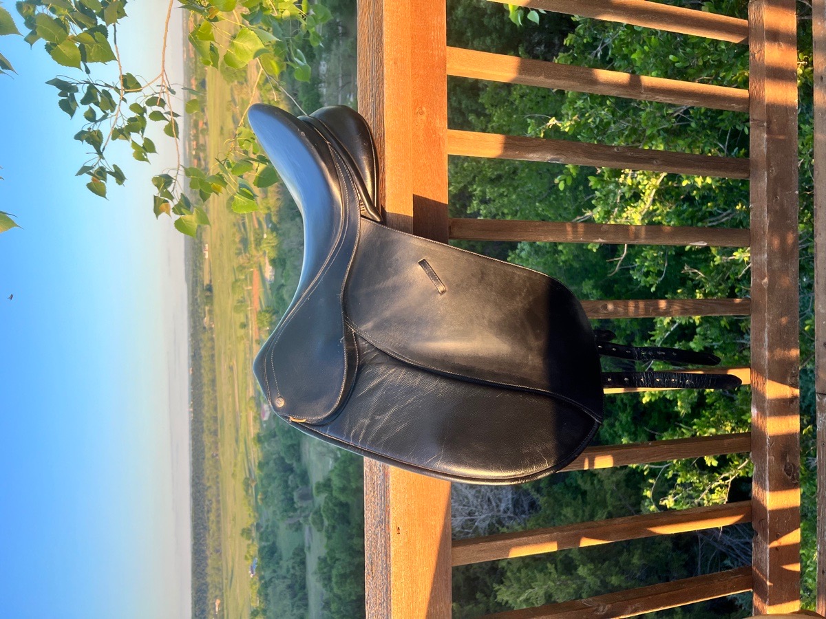 Bates dressage saddle