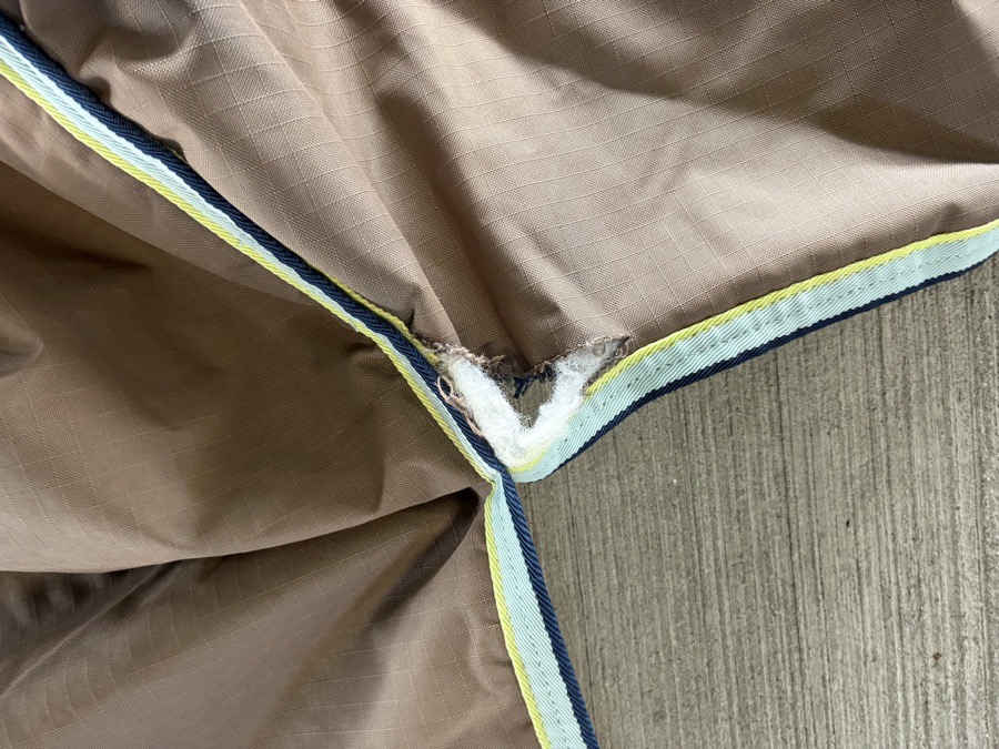 Amigo Hero Ripstop Plus 200g Turnout Blanket W/ Detachable Neck, Brown, 81