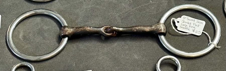 5” Sweet Iron Jointed Flat Loose Ring Snaffle