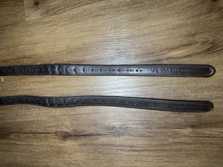 Equipe Brown Stirrup Leathers. Size 140/55" 