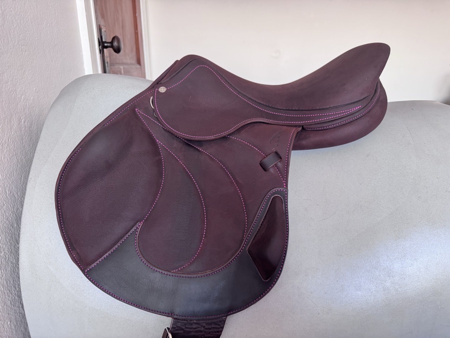 NEW 17” Antares Connexion Monoflap Saddle - 1AA - Full Buffalo