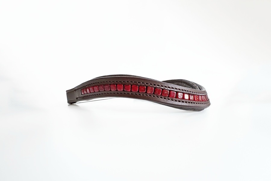 Red Bling Browband 