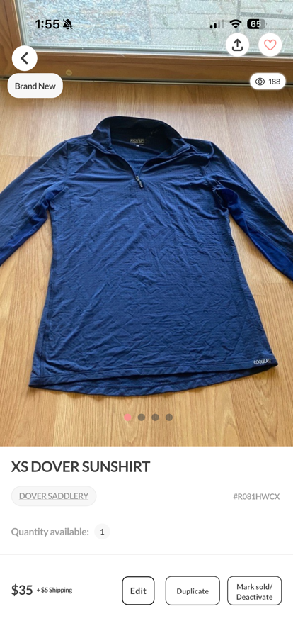 Xs Dover shirt 24 psos breeches bundle