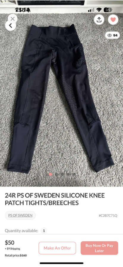 Xs Dover shirt 24 psos breeches bundle