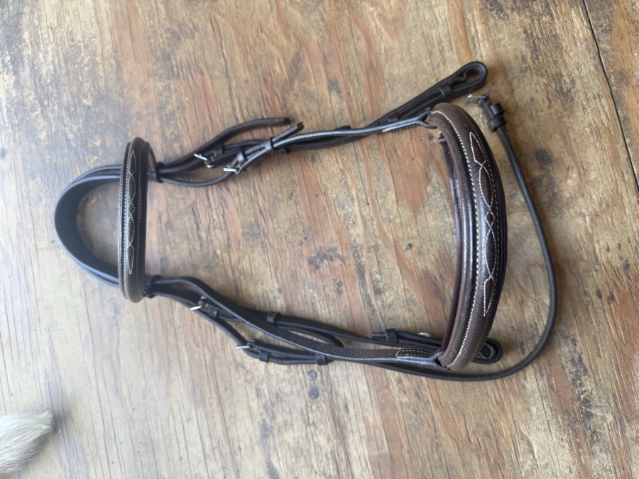 horse sized plymouth fancy stitch bridle
