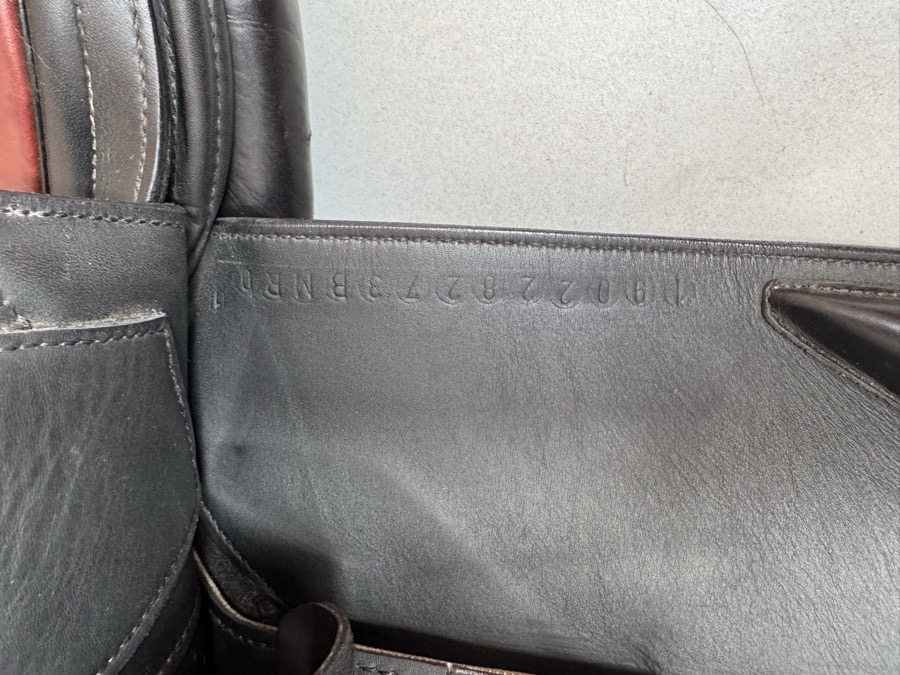 17.5” Erreplus CA Saddle - Black - WOOL Flocked - Fully Adjustable