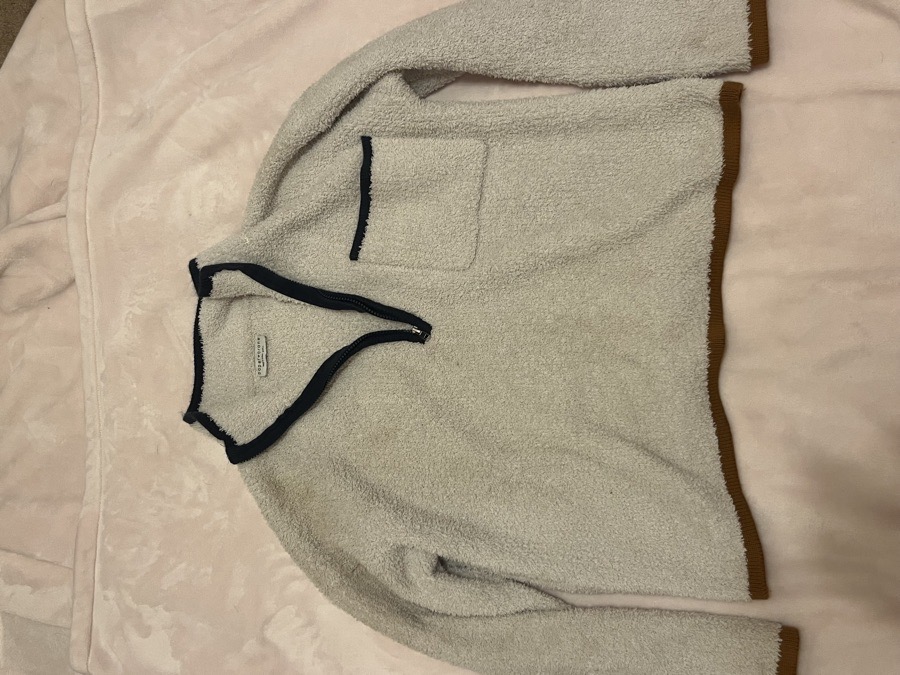 Fuzzy zip-up