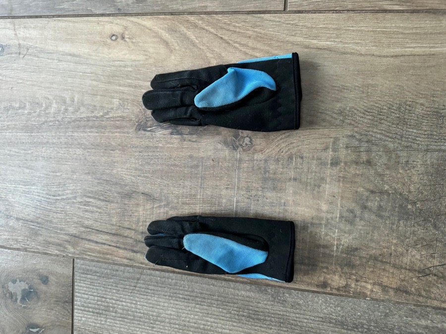 Riding gloves (blue)