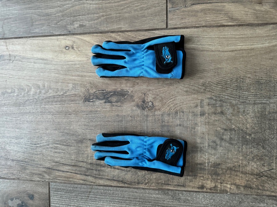 Riding gloves (blue)