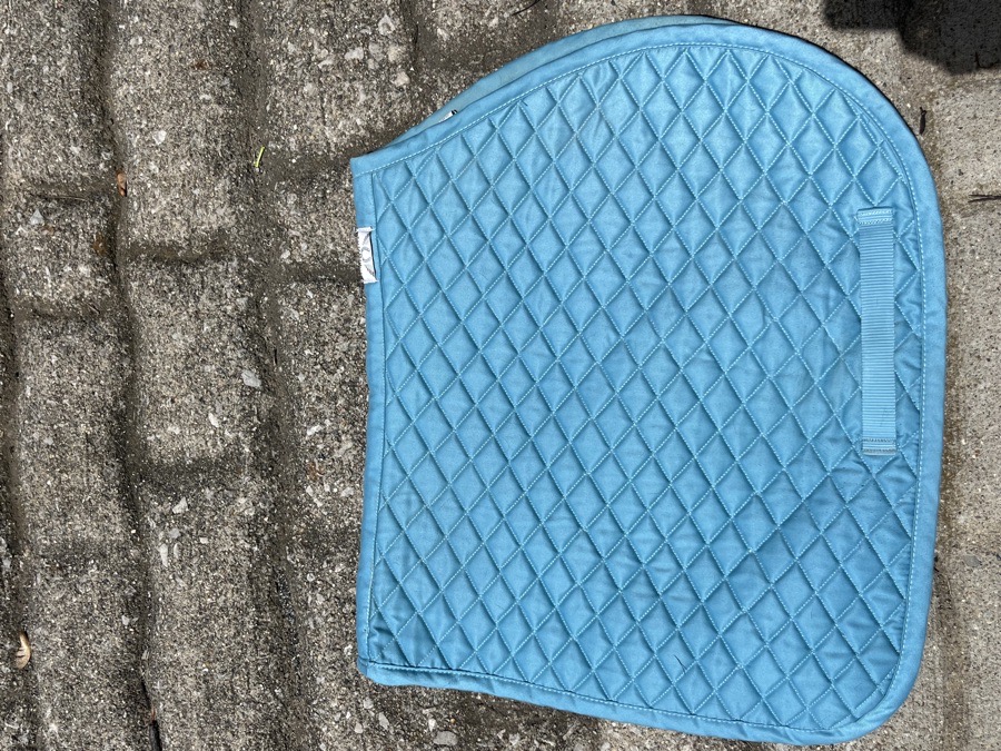 teal tuffrider pony saddle pad