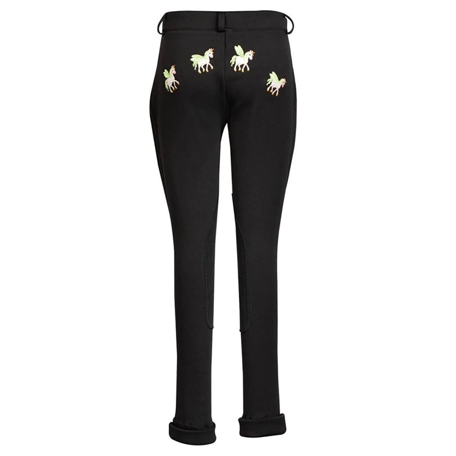 tuffrider kids fleece lined unicorn breeches