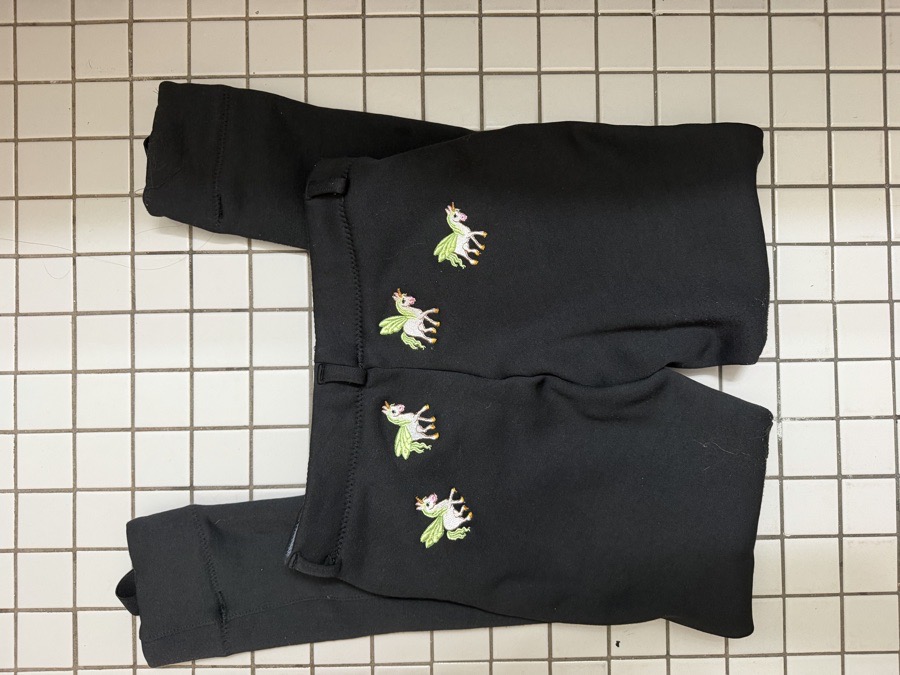 tuffrider kids fleece lined unicorn breeches