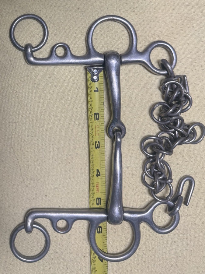 5” single joint pelham bit