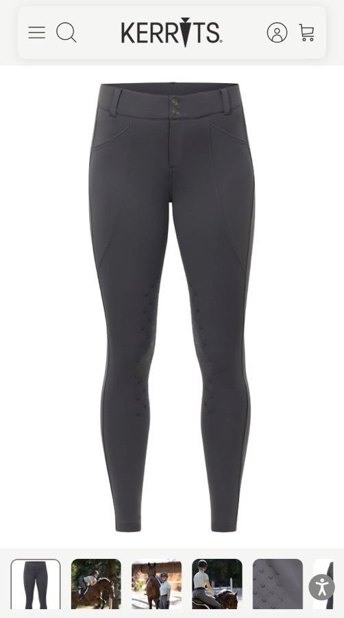 KERRITS Free Motion Coolcore Knee Patch Breeches