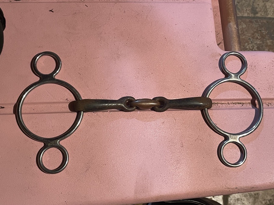 Copper 3 piece 3 ring gag