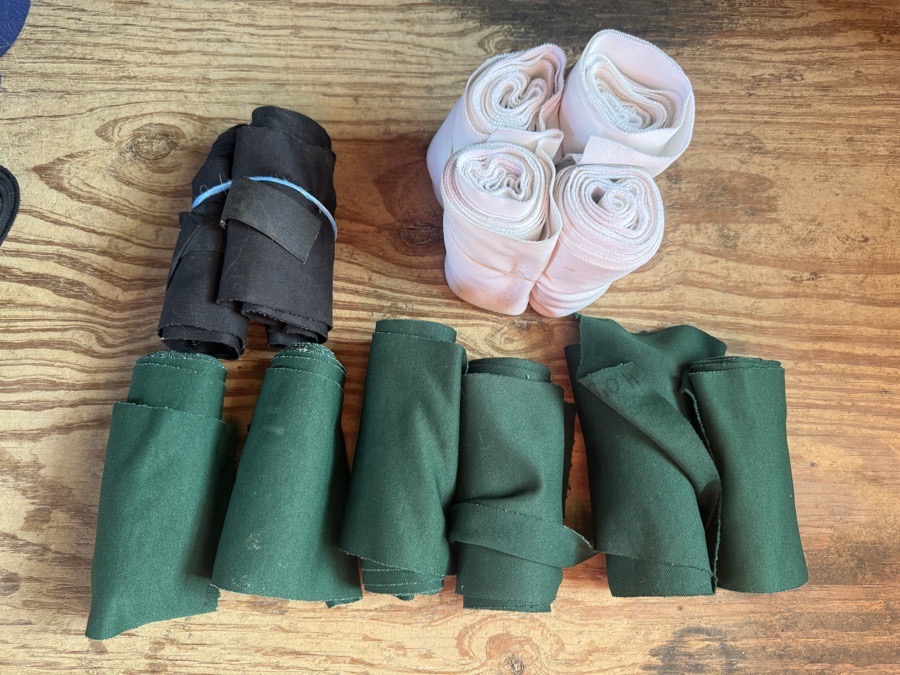 lot of standing wraps