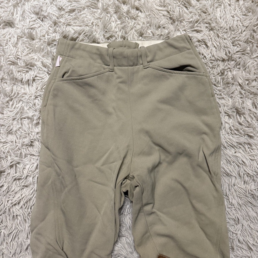 Women’s Size 24 Tan Tailored Sportsman Knee Patch Horseback Riding Breeches
