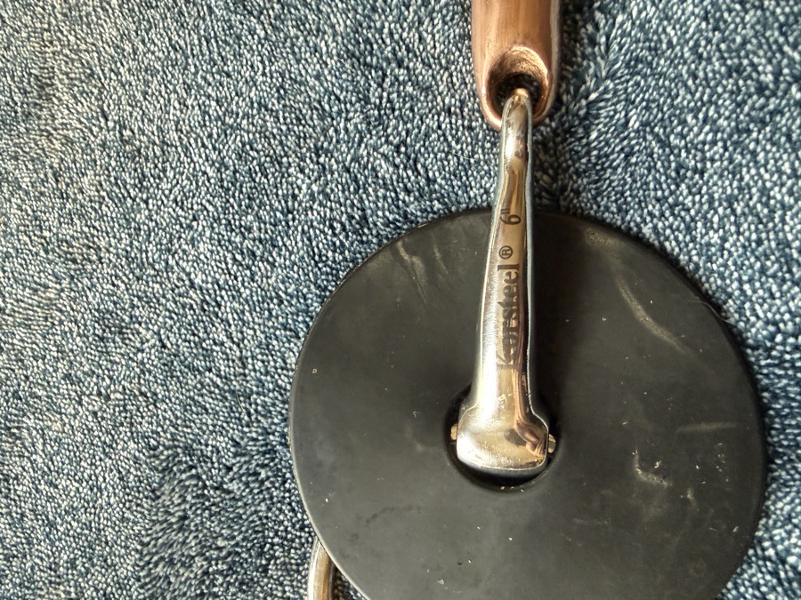 6” Copper Link Loose Ring with Bit Guards
