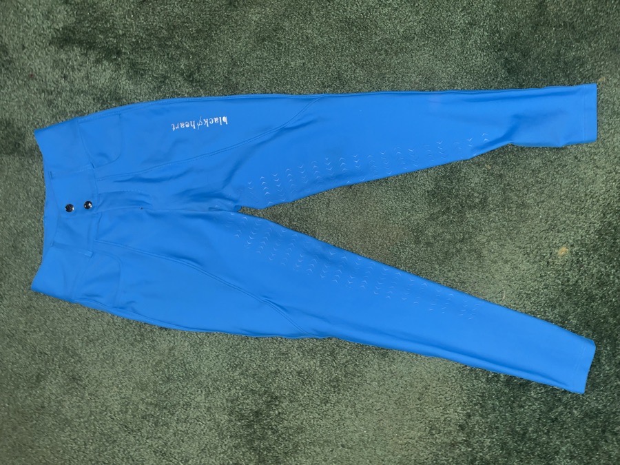 Blackheart equestrian blue riding pants - breeches