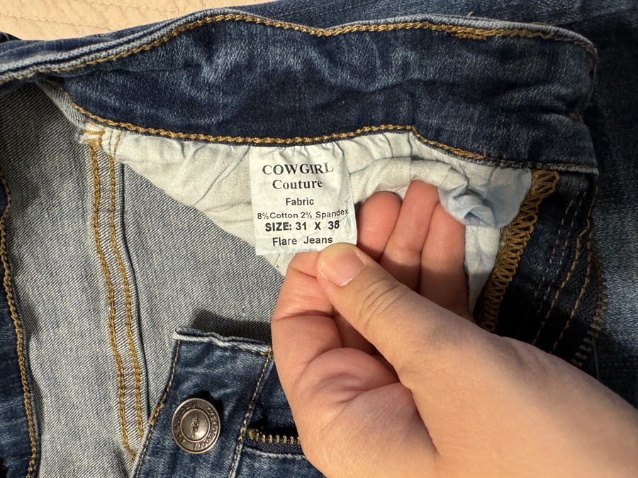 CC denim jeans
