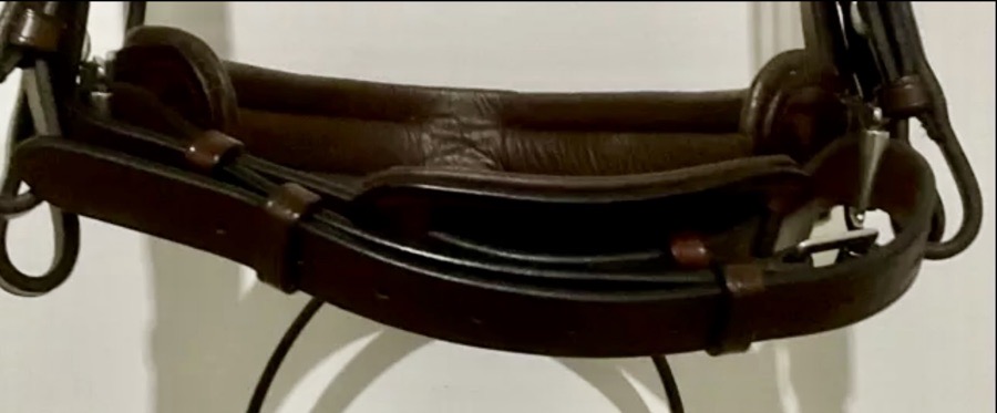 Joseph sterling brown dressage double bridle O/S