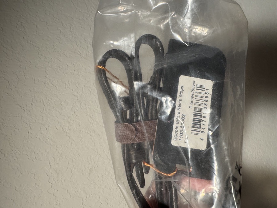 Schockemöhle SportsDouble Bridle Reins, Leather Reins, 16 mm