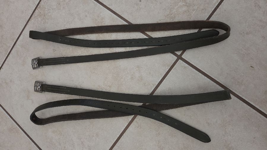 56" brown leathers Brand: unknown