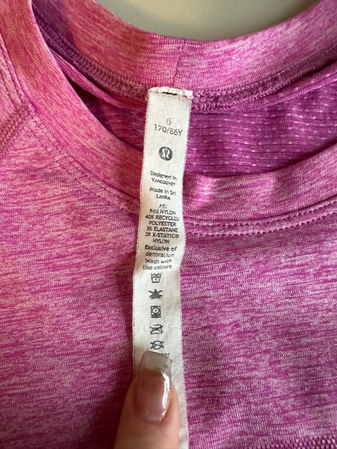Sonic Pink Lululemon Long Sleeve Swiftly Tech