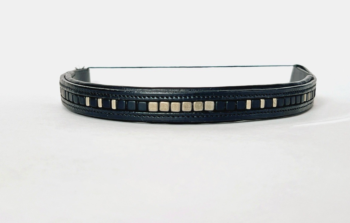 Black and Gold Browband 