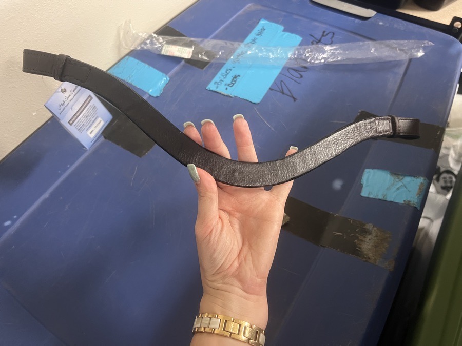 Five row bling browband 