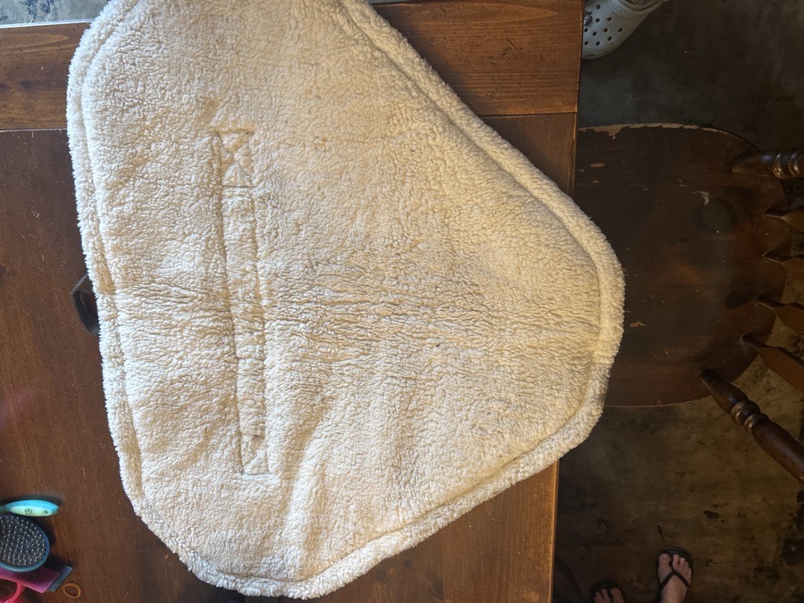 SHOWMAN bareback pad with fleece 