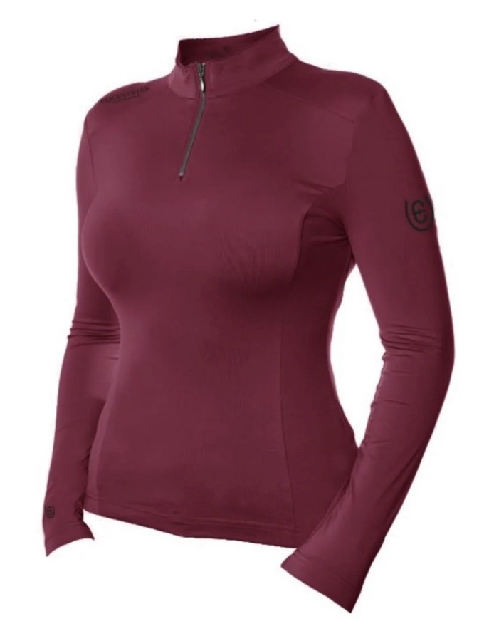 Equestrian Stockholm - UV Protection Top - Bordeaux
