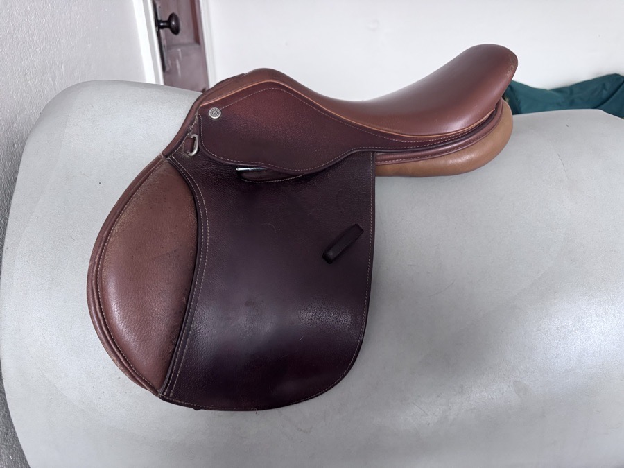 14” Pessoa Rodrigo Pony Saddle - WOOL FLOCKED - RARE!