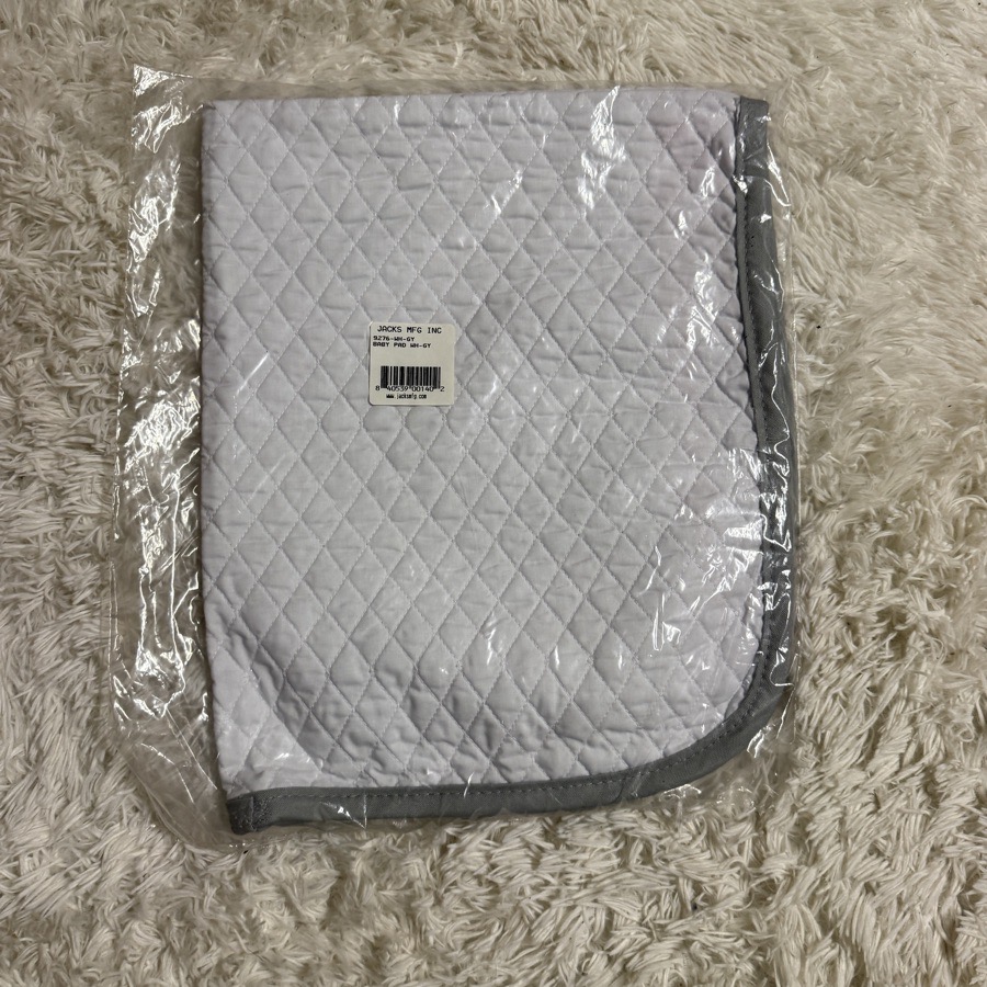 New Grey/White Jack’s Horseback Riding Baby Saddle Pad