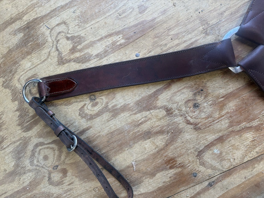 western leather breastplate