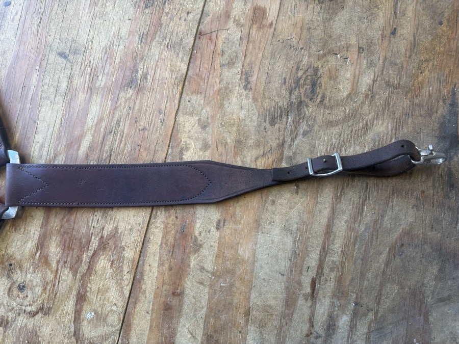 western leather breastplate