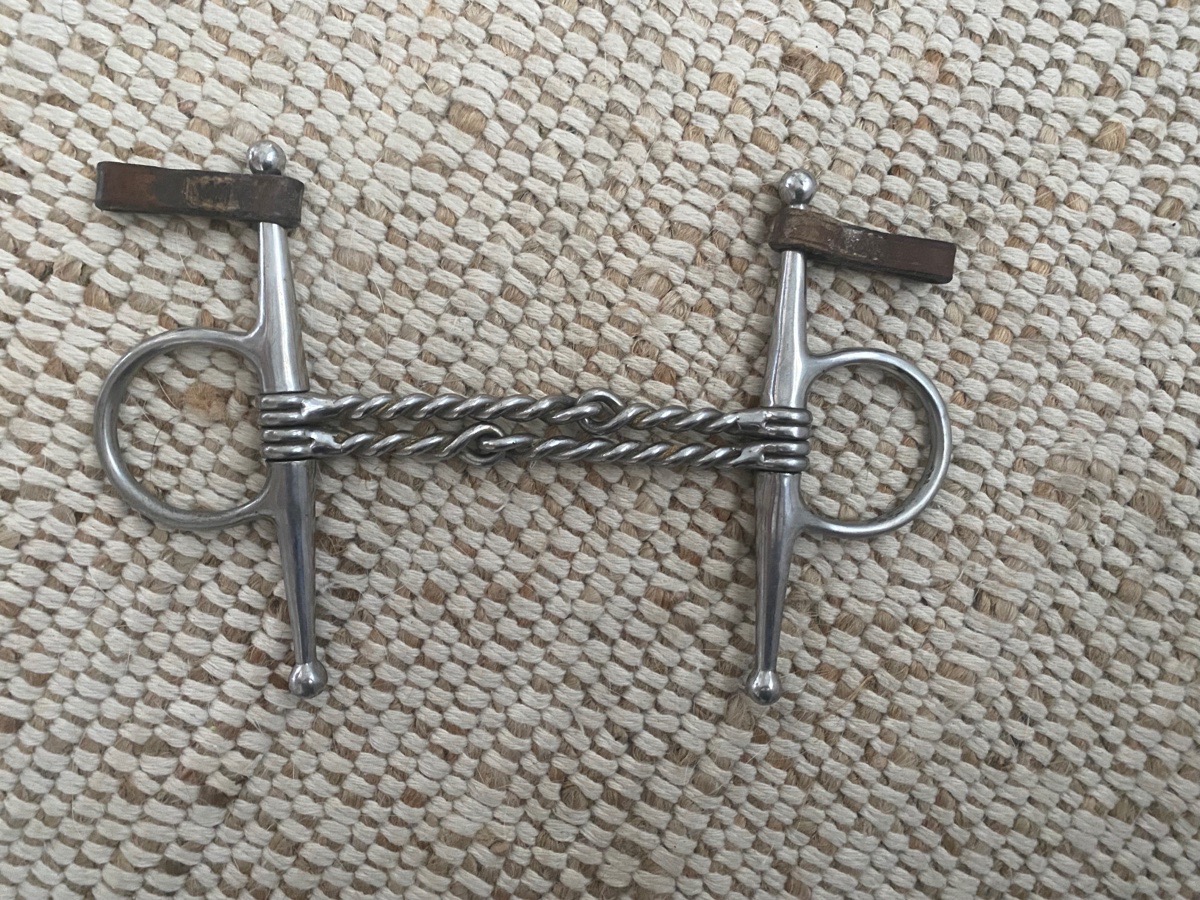 Full Cheek Double Twisted Wire Bit - Size 4 3/4