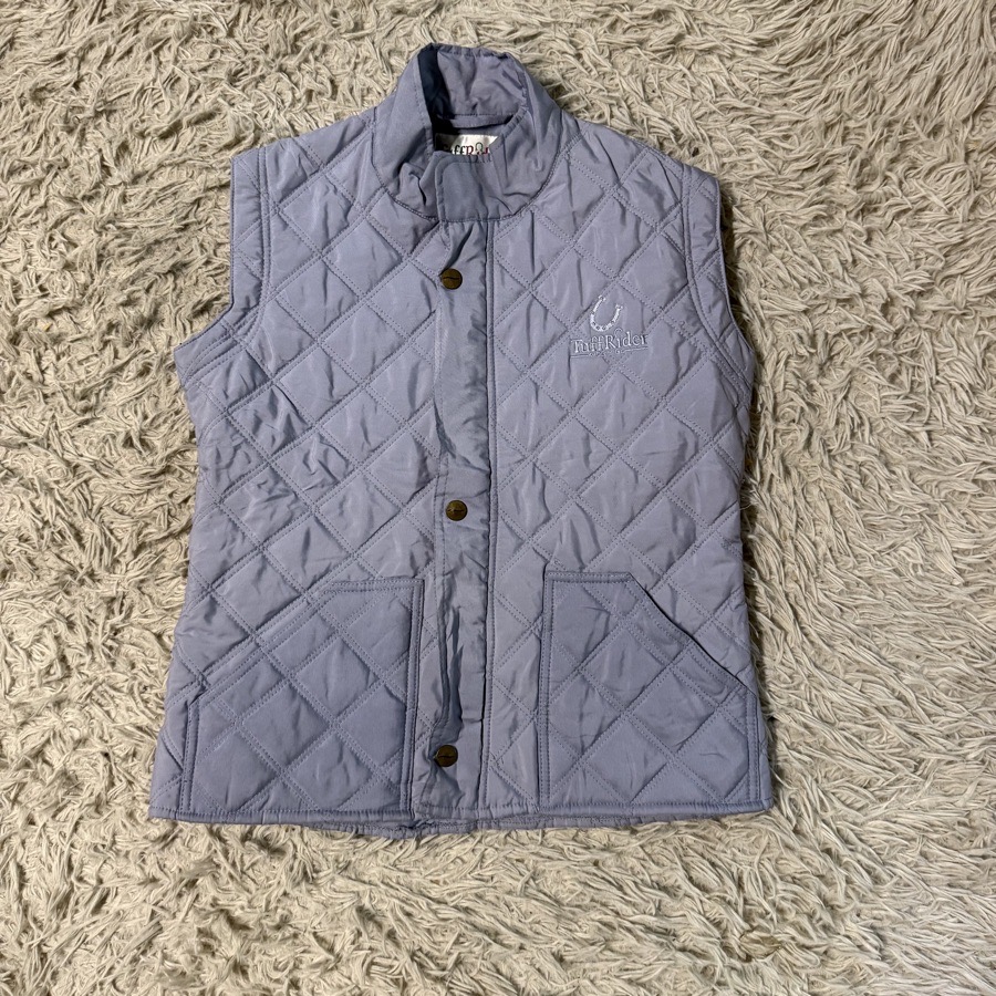 Women’s Large Blue TuffRider Horseback Riding Winter Vest. Good Condition.