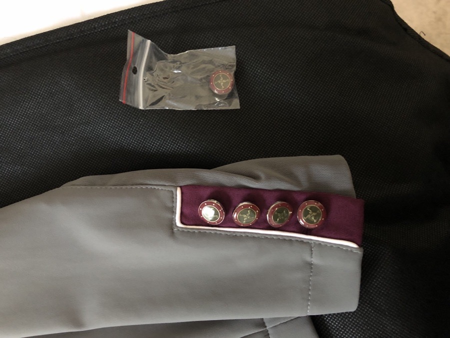 Tredstep Solo Vision Show Coat US 2 charcoal / burgundy