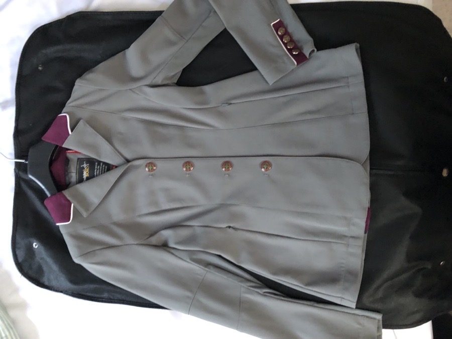 Tredstep Solo Vision Show Coat US 2 charcoal / burgundy