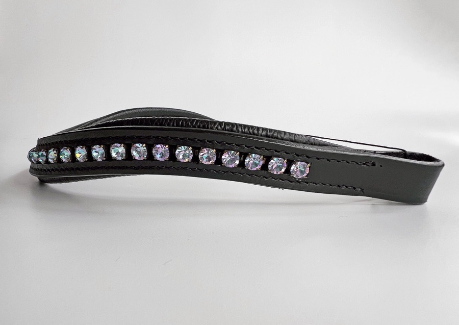 Blue and Lilac Crystal Browband 