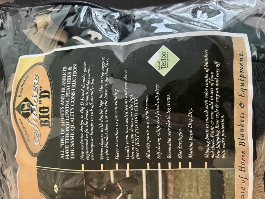 BIG D Rain Blanket & Sheets Horse