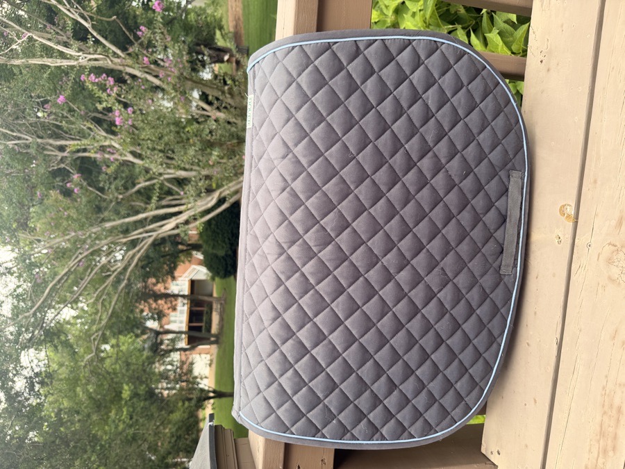 Grey dover saddlery saddle pad