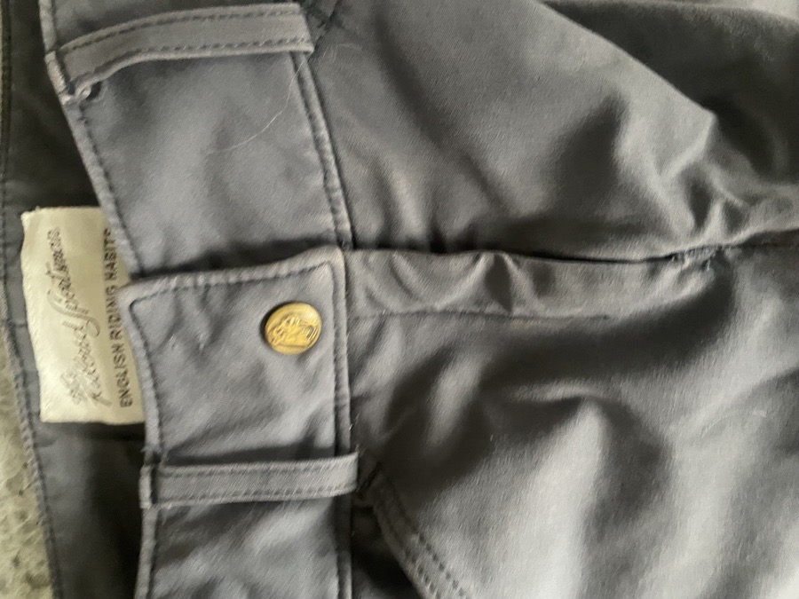 Tailored Sportsman Grayish Blue Breeches Size 16 *read description!!!*